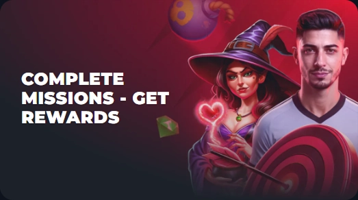 bonus-2 Complete missions get rewards witch and man